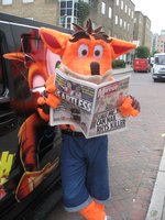 Crash Bandicoot Spotted In Hummer in Soho – Picture Evidence News image
