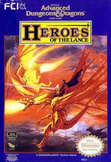 Advanced Dungeons and Dragons: Heroes of the Lance - NES Cover & Box Art