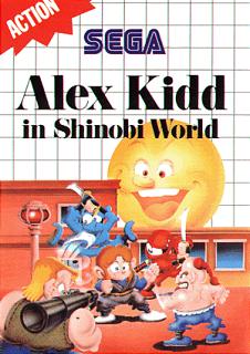 Alex Kidd in Shinobi World - Sega Master System Cover & Box Art
