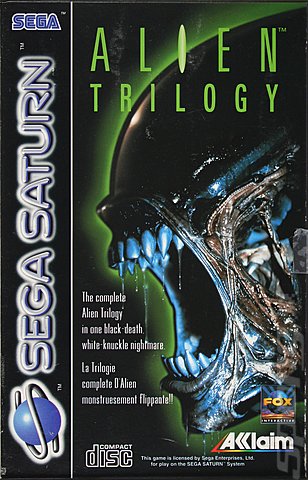 Alien Trilogy - Saturn Cover & Box Art