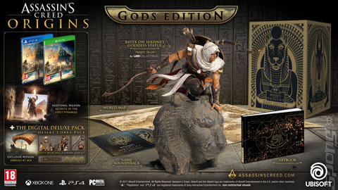 Assassin's Creed Origins - PS4 Cover & Box Art