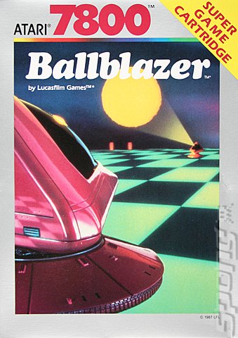 Ballblazer - Atari 7800 Cover & Box Art