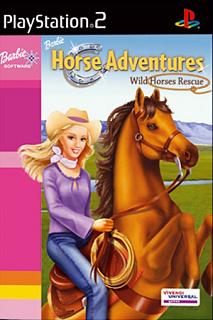 Barbie Horse Adventures: Wild Horse Rescue - PS2 Cover & Box Art