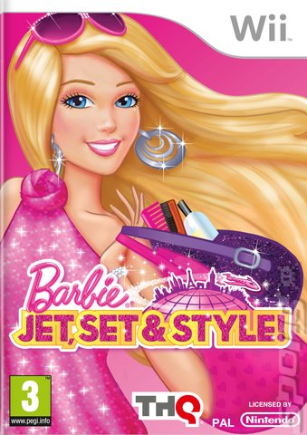 Barbie: Jet, Set & Style  - Wii Cover & Box Art
