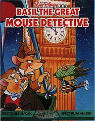 Basil The Great Mouse Detective - Spectrum 48K Cover & Box Art