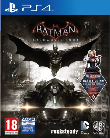 Batman: Arkham Knight - PS4 Cover & Box Art
