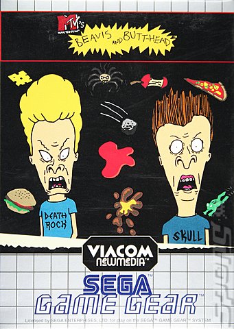 Beavis and Butthead - Game Gear Cover & Box Art