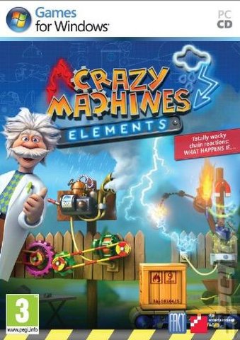 Crazy Machines Elements - PC Cover & Box Art