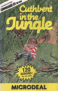 Cuthbert in the Jungle - C64 Cover & Box Art