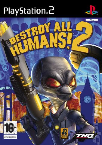 Destroy All Humans! 2 - PS2 Cover & Box Art