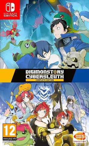 Digimon Story: Cyber Sleuth - Switch Cover & Box Art