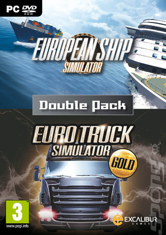 European Ship Simulator/Euro Truck Simulator Gold Double Pack - PC Cover & Box Art