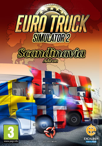 Euro Truck Simulator 2: Scandinavia Add-on - PC Cover & Box Art