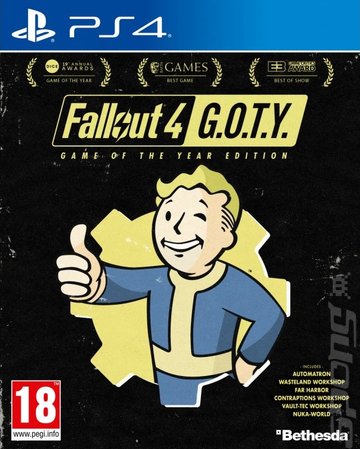 Fallout 4 G.O.T.Y.: Game of the Year Edition - PS4 Cover & Box Art