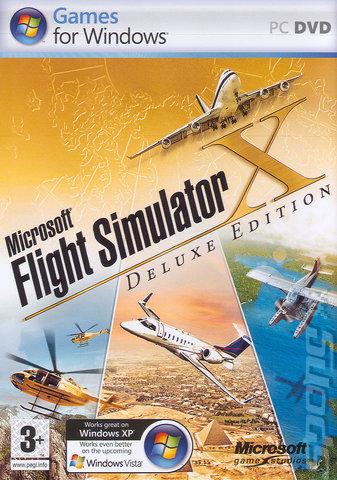 Microsoft Flight Simulator X: Deluxe Edition - PC Cover & Box Art