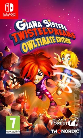Giana Sisters: Twisted Dreams Directors Cut - Switch Cover & Box Art