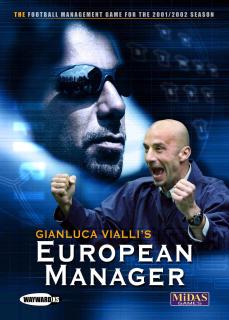 Gianluca Vialli's European Manager - PC Cover & Box Art