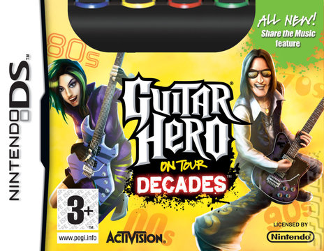 Guitar Hero: On Tour: Decades - DS/DSi Cover & Box Art
