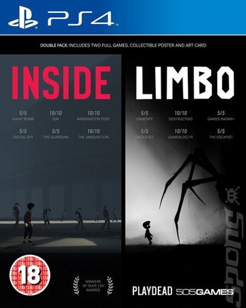Inside/Limbo Double Pack - PS4 Cover & Box Art