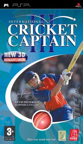 International Cricket Captain III - PSP Cover & Box Art