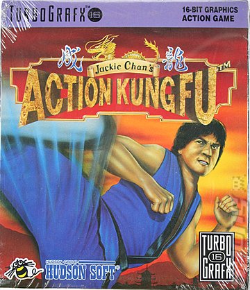 Jackie Chan's Action Kung Fu - NEC PC Engine Cover & Box Art