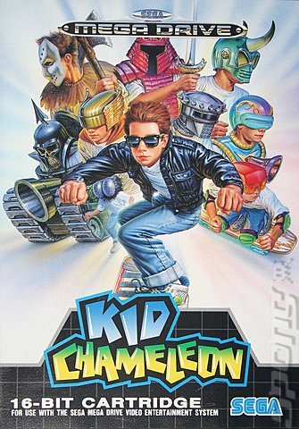Kid Chameleon - Sega Megadrive Cover & Box Art