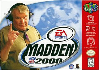 Madden NFL 2000 - N64 Cover & Box Art