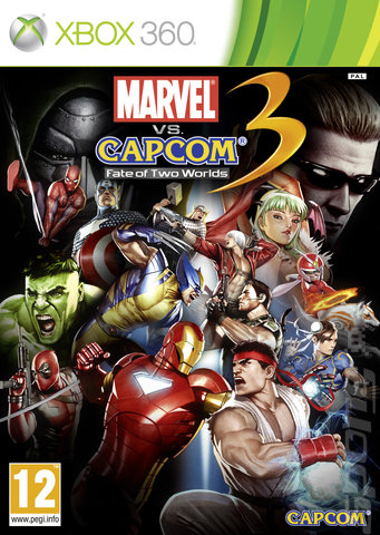 Marvel vs. Capcom 3: Fate of Two Worlds - Xbox 360 Cover & Box Art