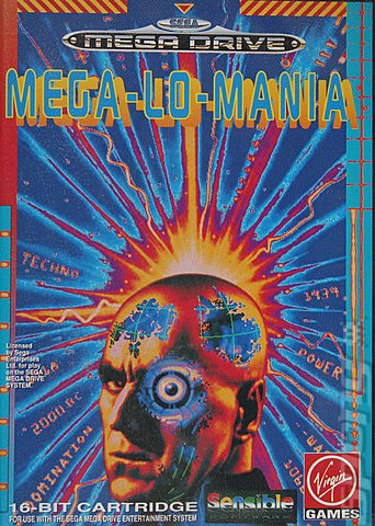 Mega-Lo-Mania - Sega Megadrive Cover & Box Art