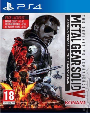 Metal Gear Solid V: The Definitive Experience - PS4 Cover & Box Art