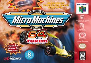 Micro Machines Turbo - N64 Cover & Box Art