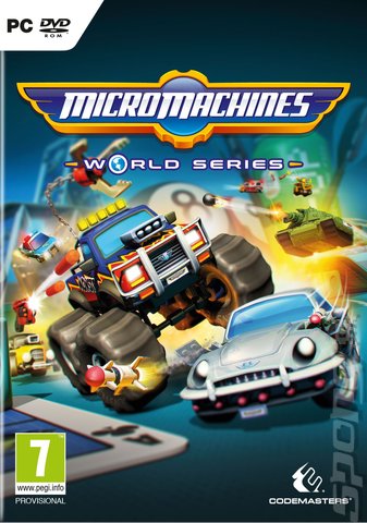 Micro Machines World Series - PC Cover & Box Art