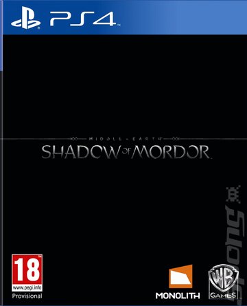 Middle-earth: Shadow of Mordor - PS4 Cover & Box Art
