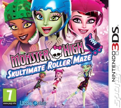 Monster High: Skultimate Roller Maze - 3DS/2DS Cover & Box Art