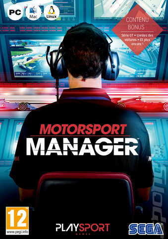 Motorsport Manager - PC Cover & Box Art