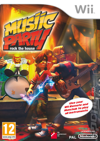 Musiic Party: Rock The House - Wii Cover & Box Art