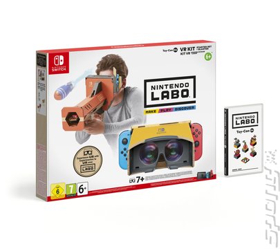 Nintendo Labo: VR Kit: Toy-Con 04 Starter Set + Blaster - Switch Cover & Box Art
