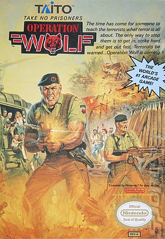 Operation Wolf - NES Cover & Box Art