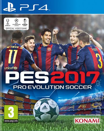 PES 2017 - PS4 Cover & Box Art