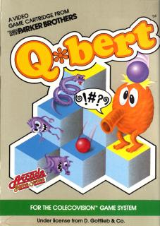 Q*bert - Colecovision Cover & Box Art