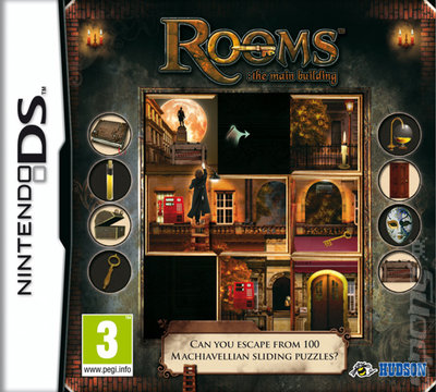 Rooms: The Main Building - DS/DSi Cover & Box Art