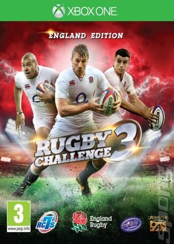 Rugby Challenge 3 - Xbox One Cover & Box Art