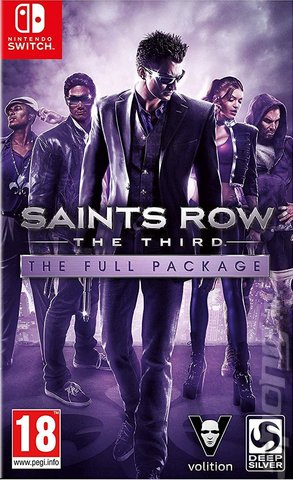 Saints Row: The Third: The Full Package - Switch Cover & Box Art