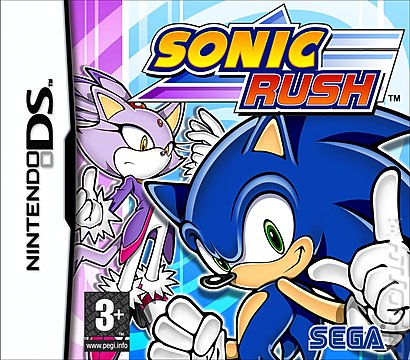 Sonic Rush - DS/DSi Cover & Box Art