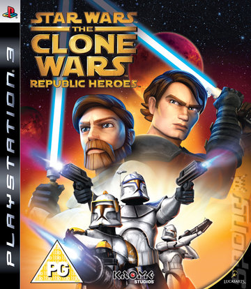 Star Wars: The Clone Wars: Republic Heroes - PS3 Cover & Box Art