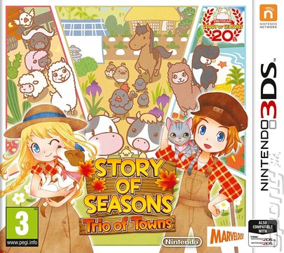 Story of Seasons: Trio of Towns - 3DS/2DS Cover & Box Art