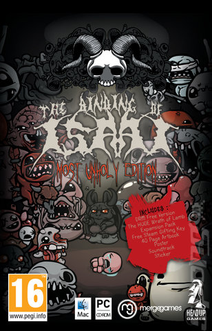 The Binding of Isaac: Most Unholy Edition - PC Cover & Box Art