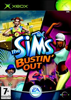 The Sims Bustin' Out - Xbox Cover & Box Art