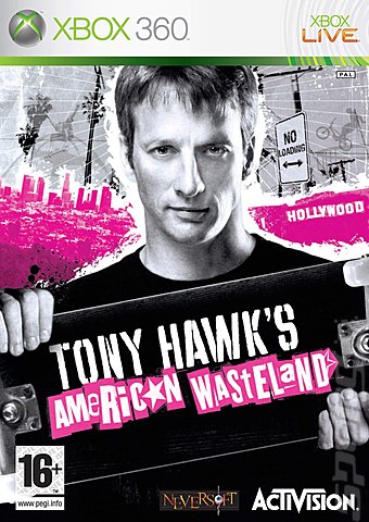 Tony Hawk's American Wasteland - Xbox 360 Cover & Box Art