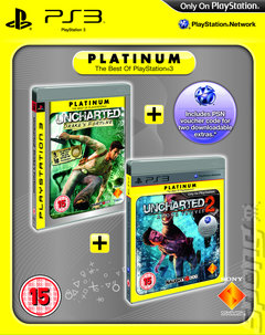 Uncharted 1 & 2 Platinum Double Pack & DLC Voucher (PS3)